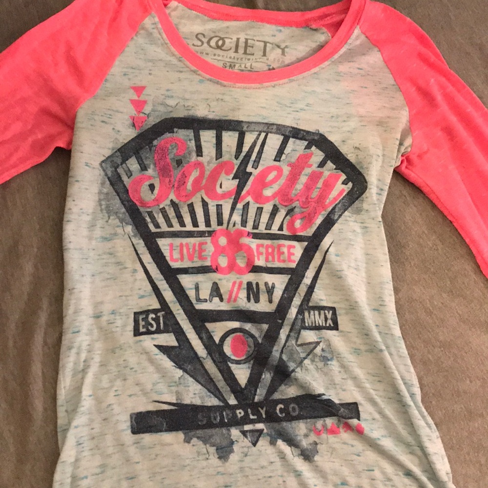 Society quarter sleeve top